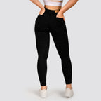 Jeans Skinny Tiro Alto Negro Basic