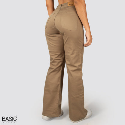 Pack Mom Flare Mujer Color (cafe-marfil) 2 Unidades