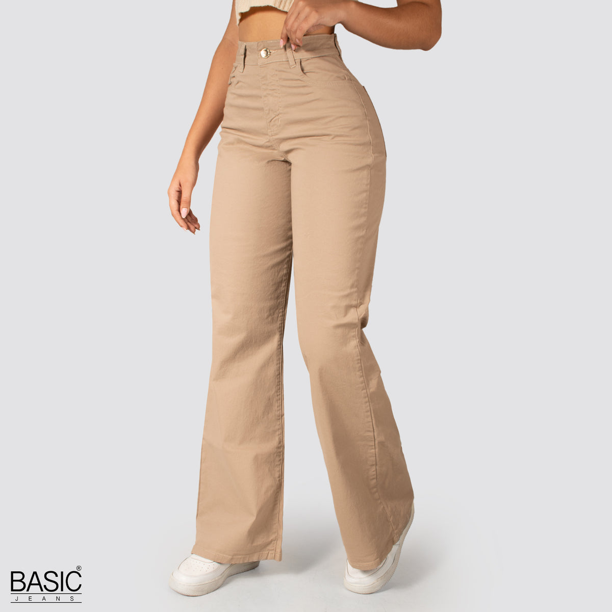 Pack Mom Flare Mujer Color (Marrón-Camel) 2 Unidades