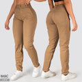 Jeans Mom Fit Tiro Alto Cafe