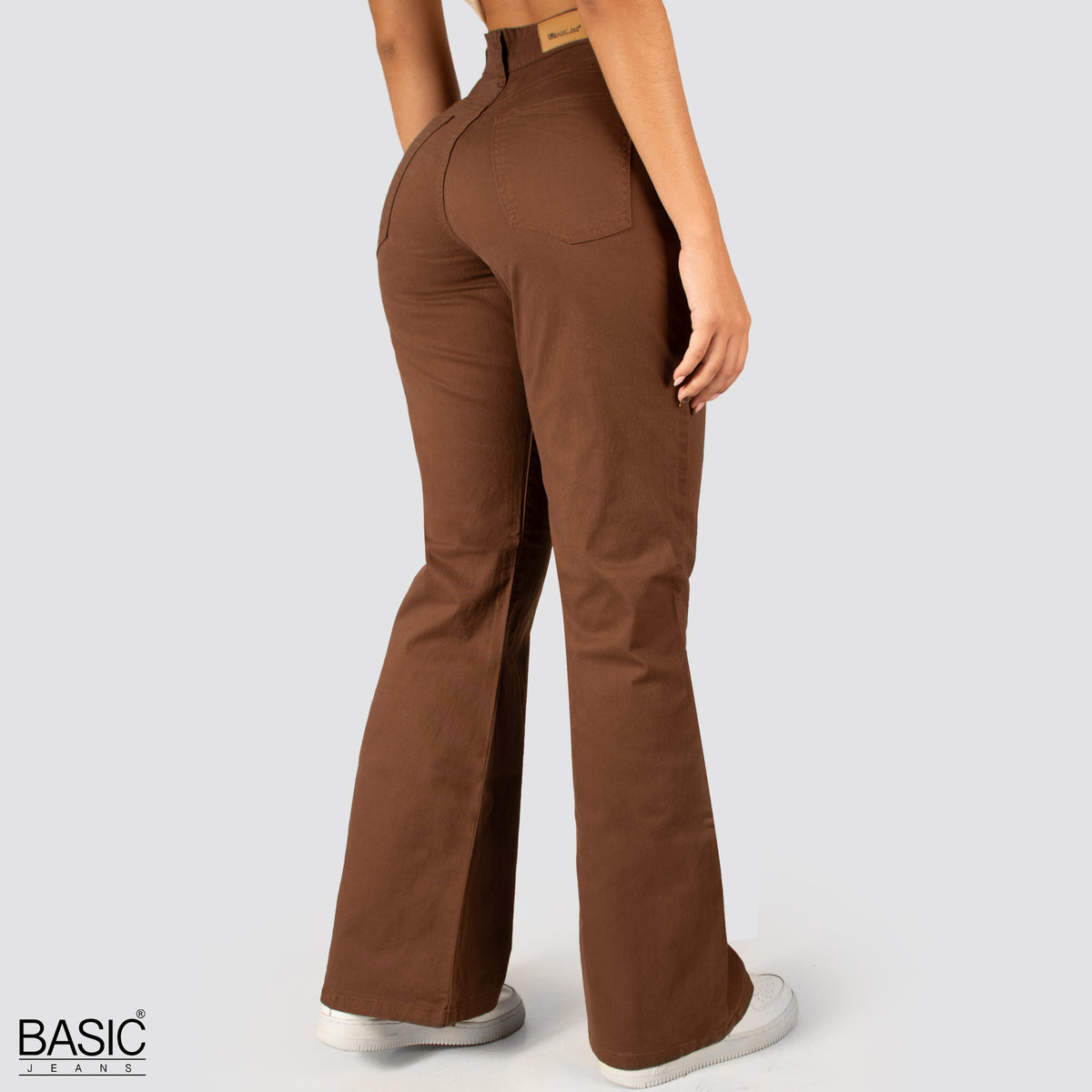 Pack Mom Flare Mujer Color (Marrón-Camel) 2 Unidades