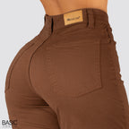 Pack Mom Flare Mujer Color (Marrón-Camel) 2 Unidades